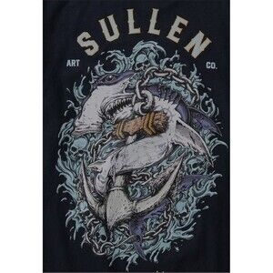 Sullen Art Collective Sea Hammer Shark Graphic Long Sleeve Shirt Premium XL A118